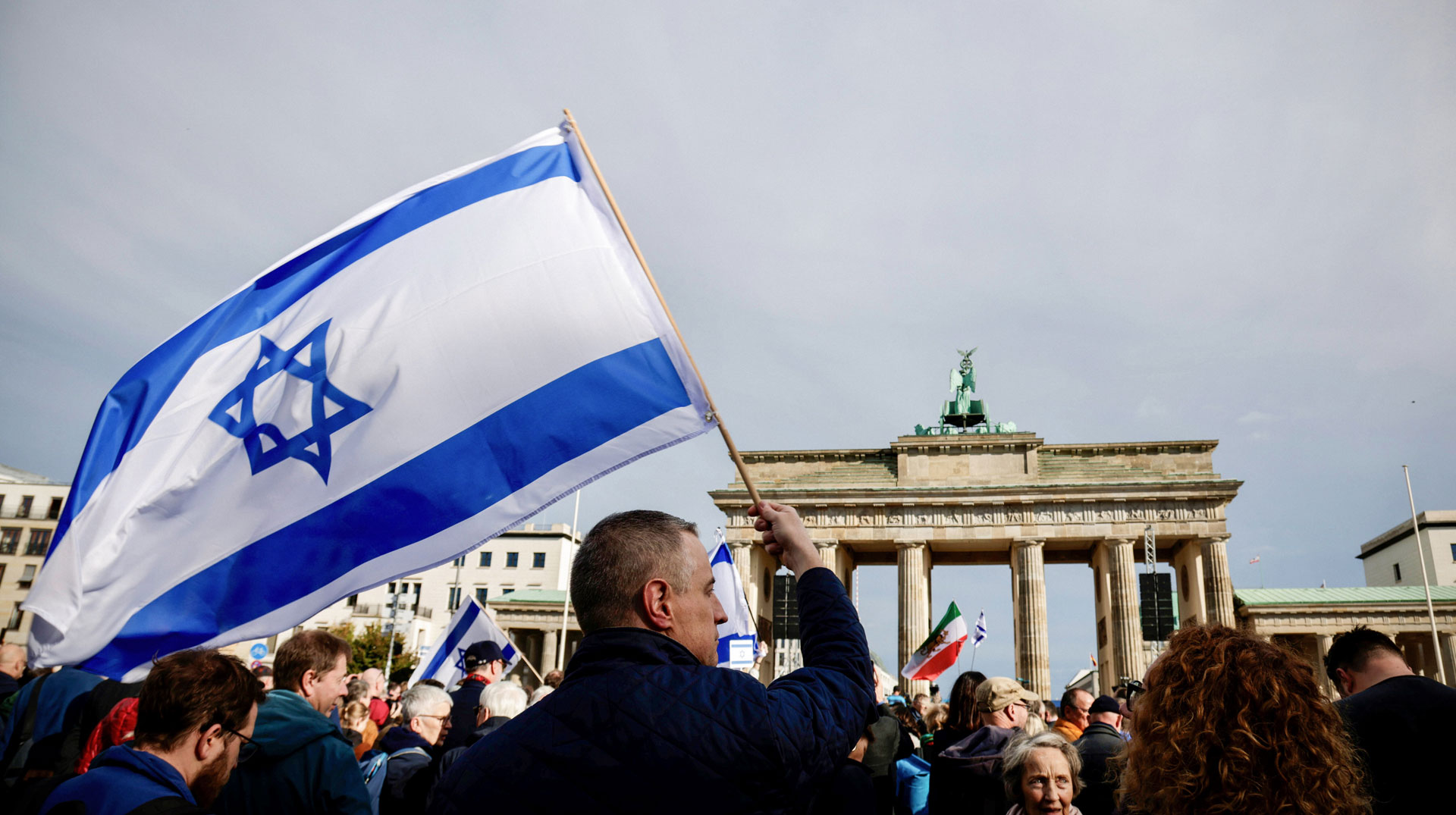 Demonstration für Solidarität mit Israel