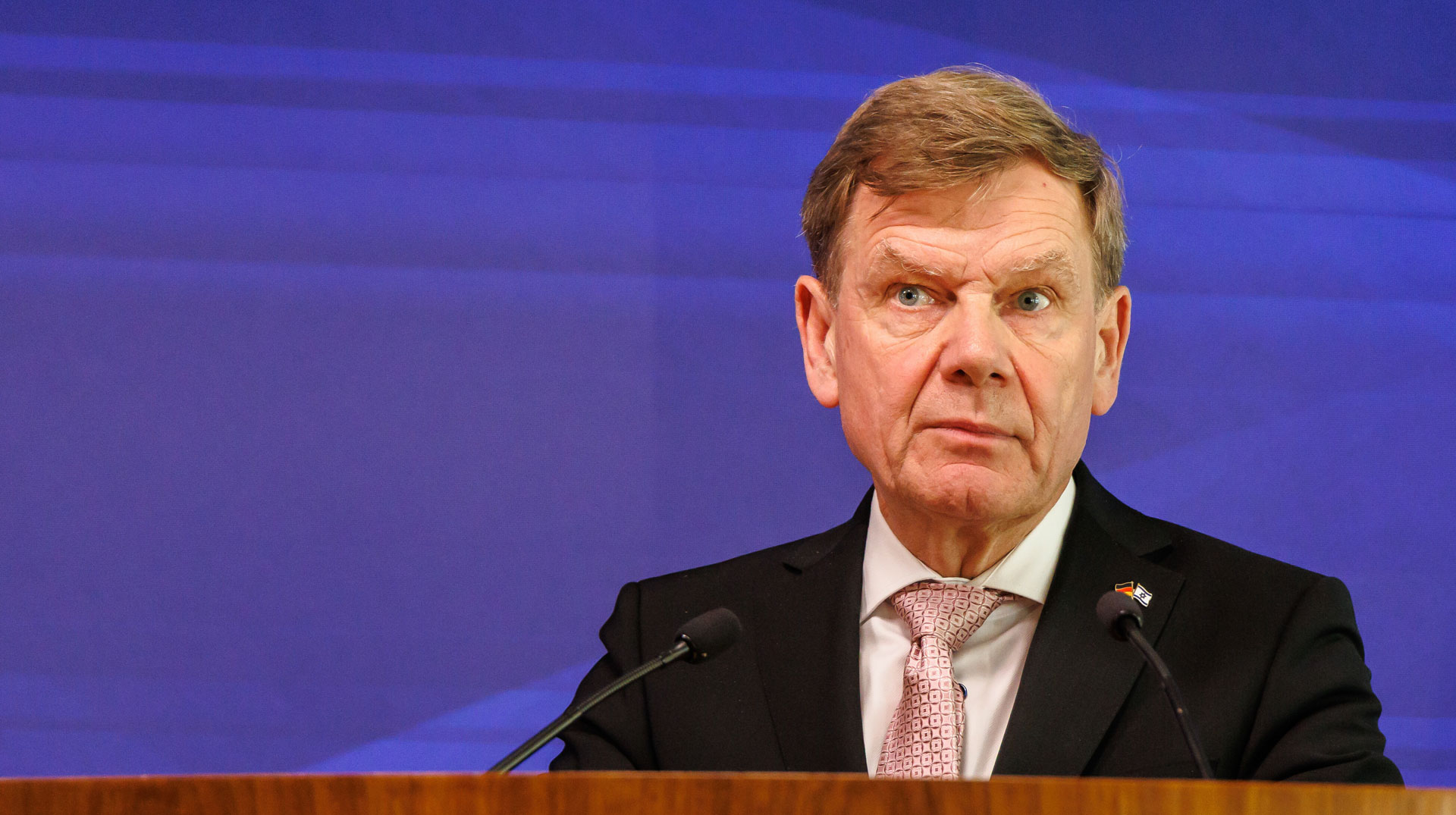 Bundesaußenminister Johann Wadephul am 11. Mai 2025 in Jerusalem (Israel).