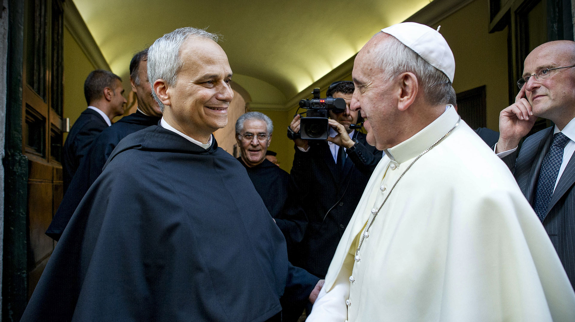 Robert Francis Prevost trifft Papst Franziskus