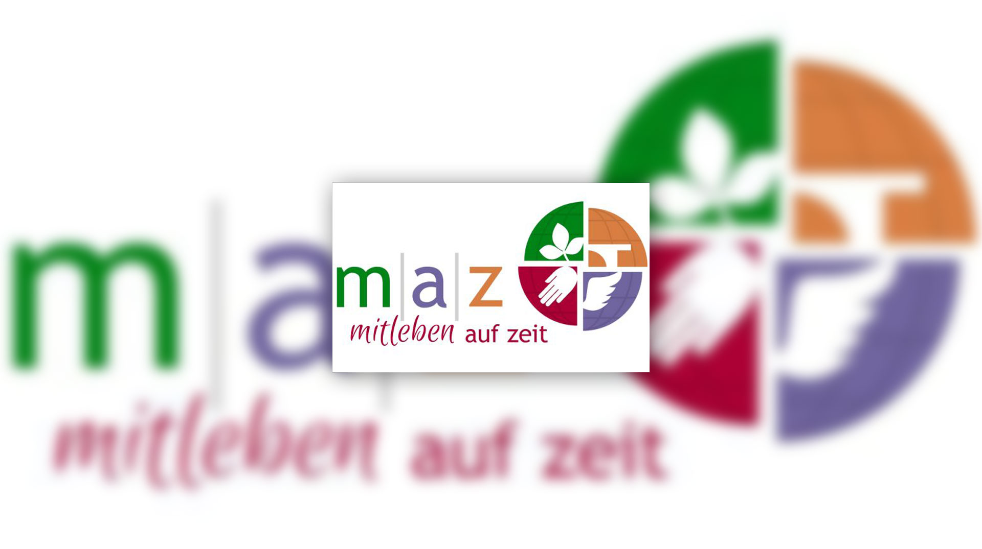 Mitleben auf Zeit-Schriftzug