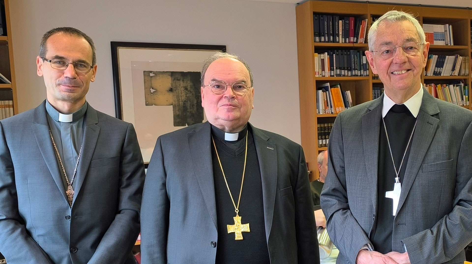 Weihbischof Maciej Małyga, Bischof Bertram Meier, Erzbischof em. Ludwig Schick