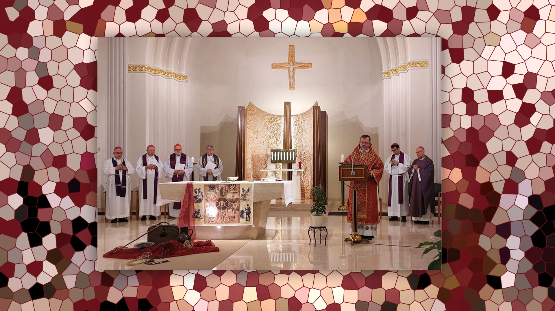 Nordische Bischöfe beim Gottesdienst