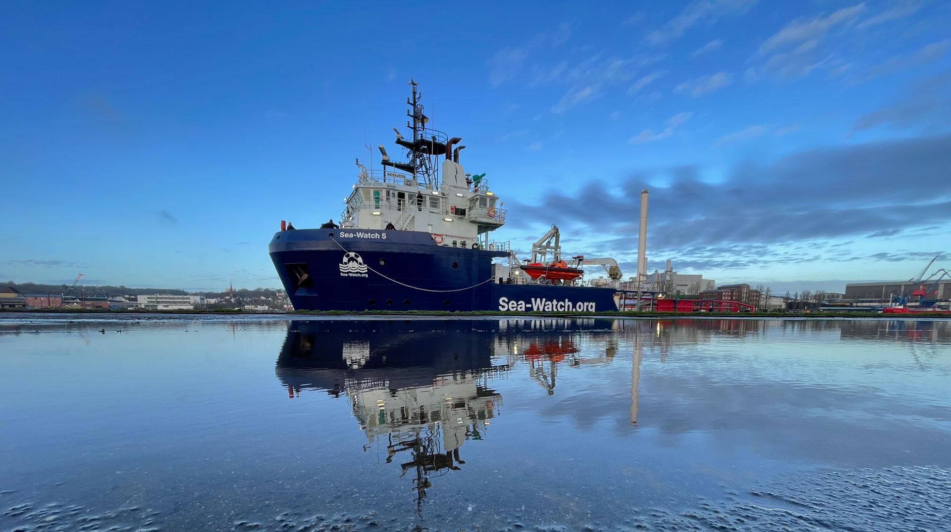 Sea-Watch 5 in Flensburg