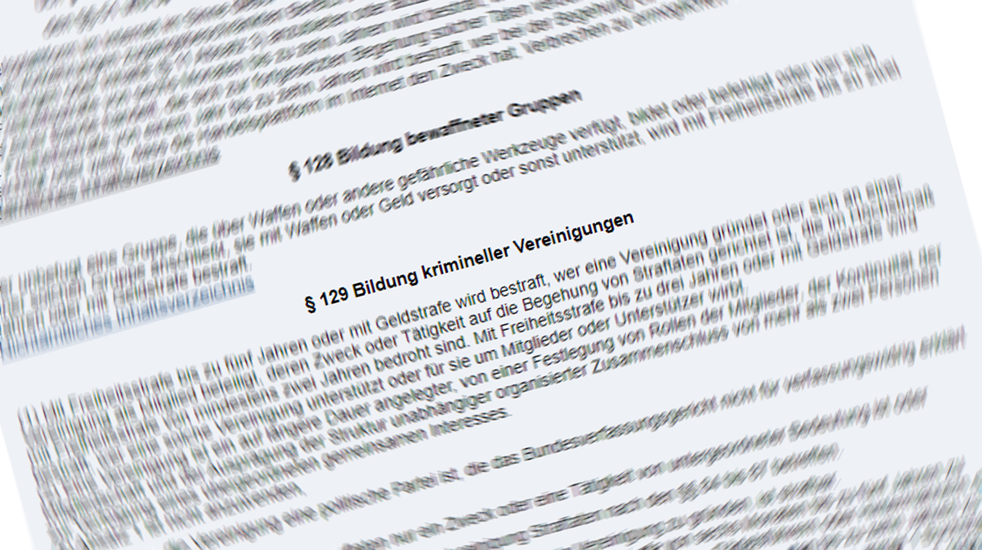 Organisierte Kriminalität Deutschland Stgb §129 Symbolbild