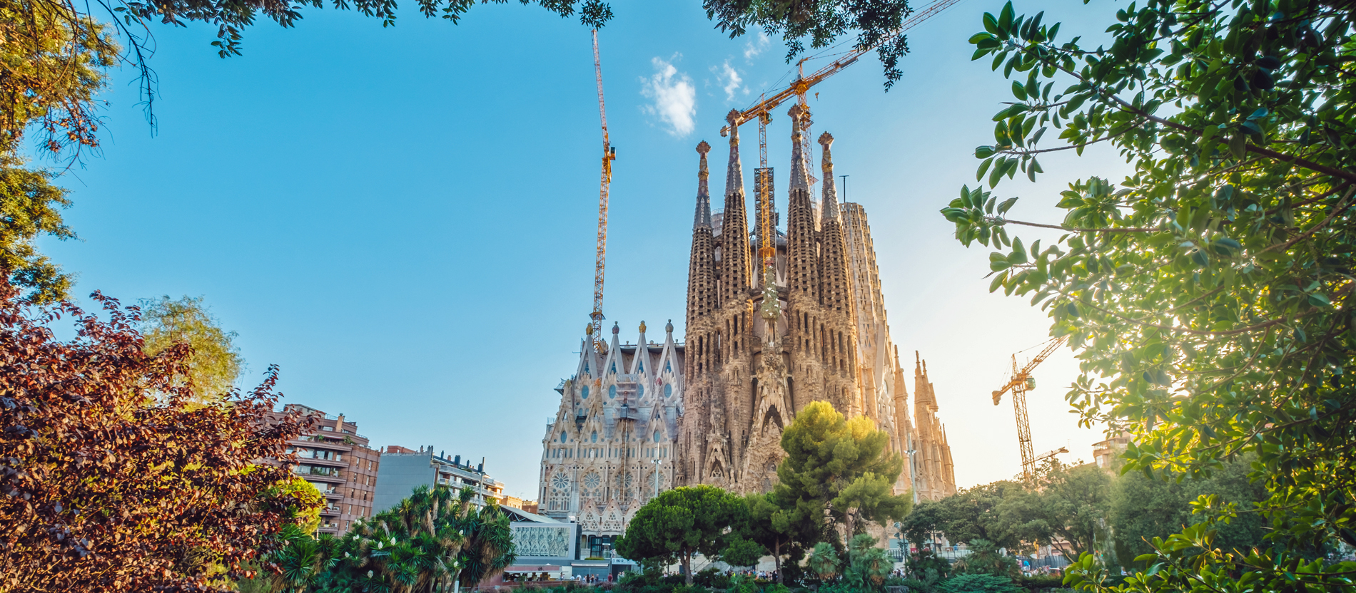 Die Kirche Sagrada Familia in Barcelona