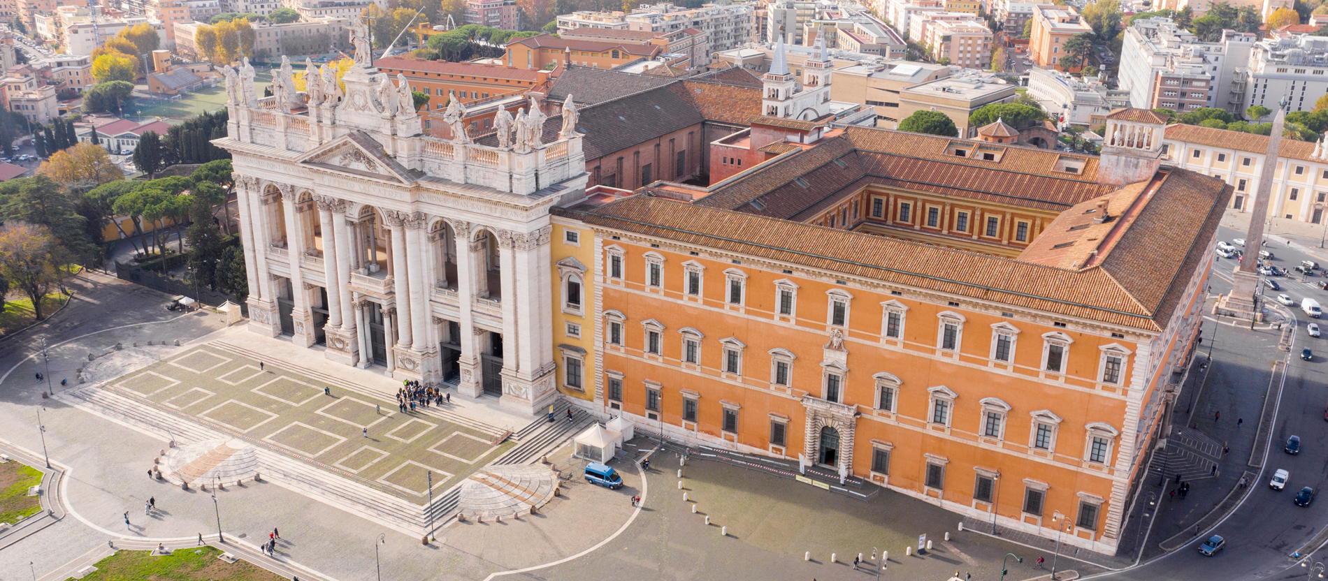 Lateran with papal palace in Rome