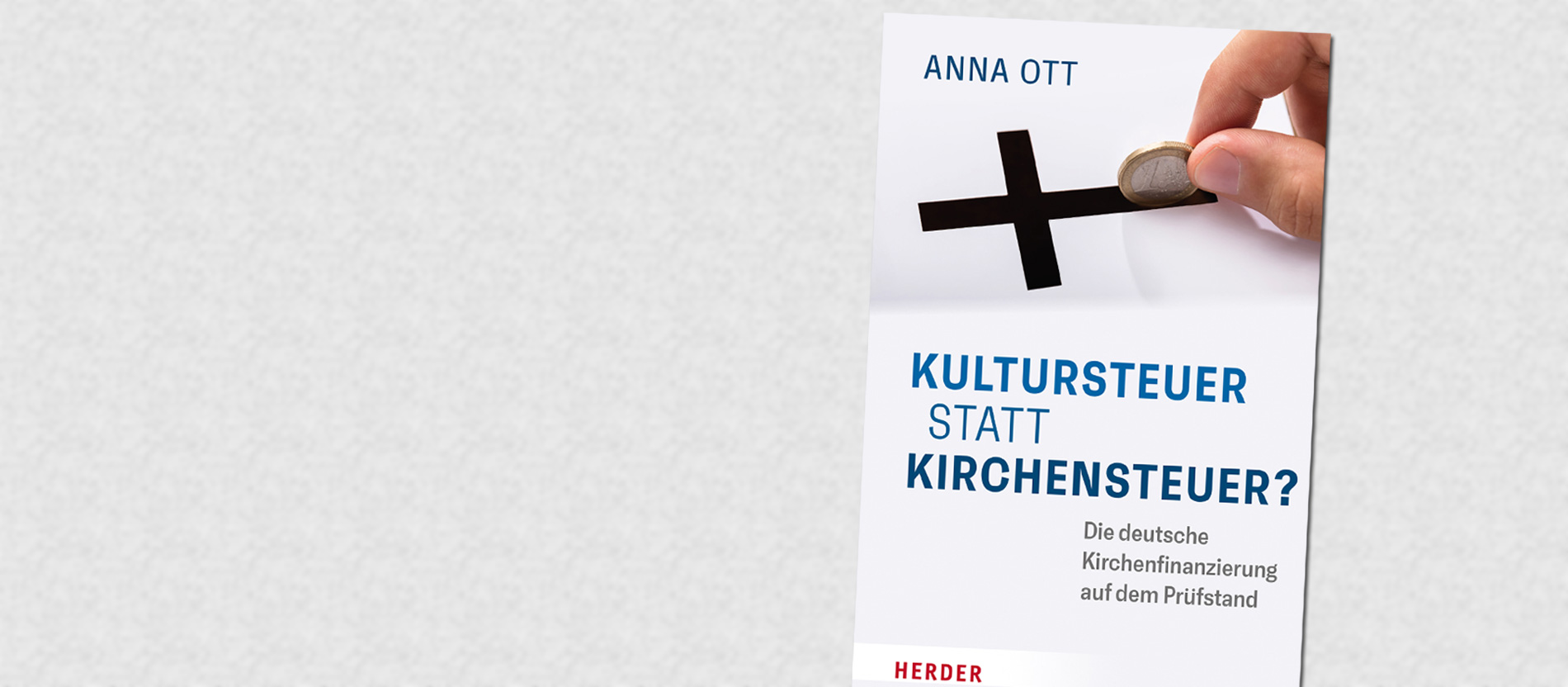 Cover by Anna Ott - "Culture tax instead of church tax"
