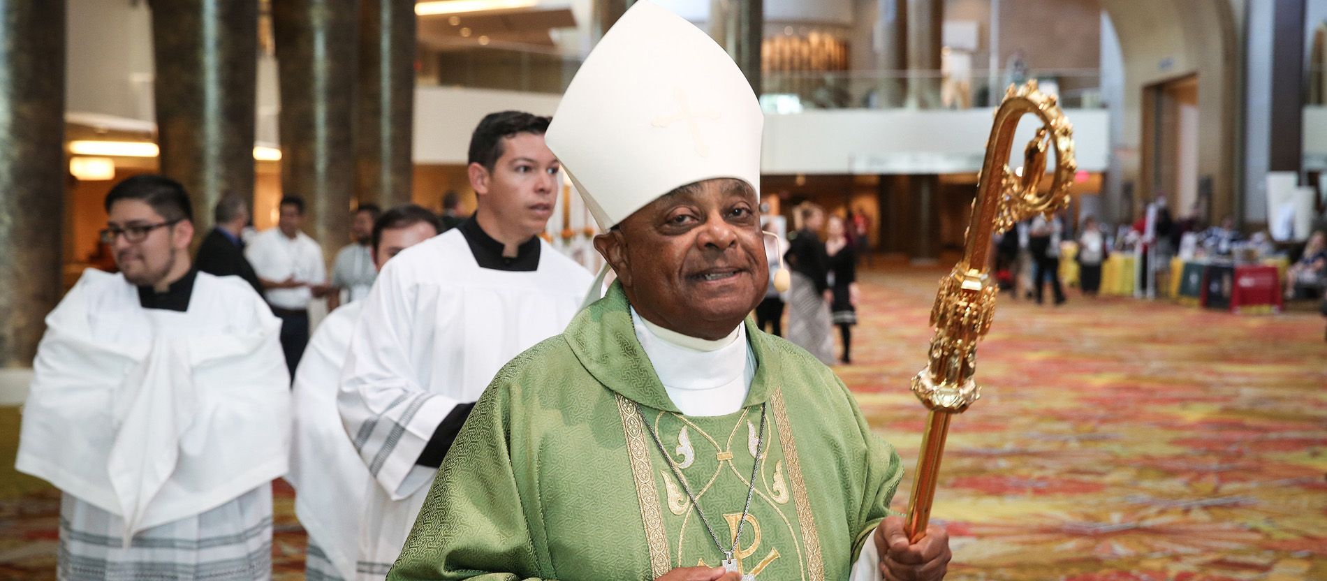 The new Archbishop of Washington, Gregory Wilton, is the first African-American to occupy this episcopal see.