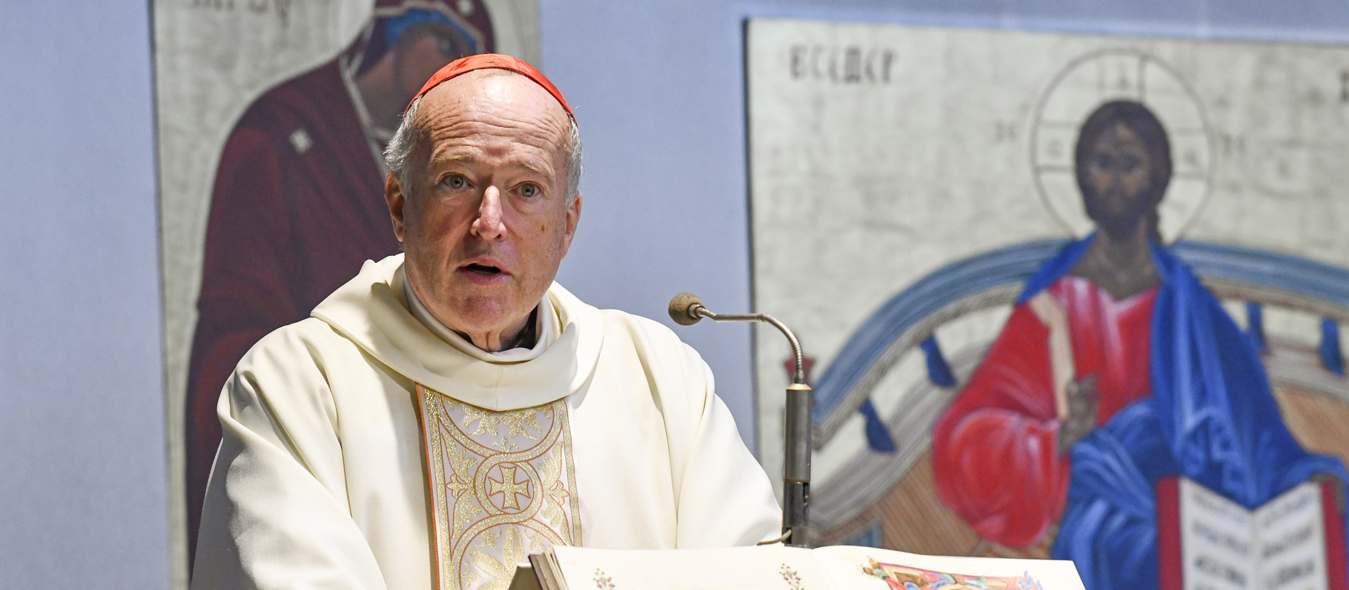 Cardinal Robert Walter McElroy, Bishop of San Diego, preaches in his titular church of San Frumenzio ai Prati Fiscali in Rome