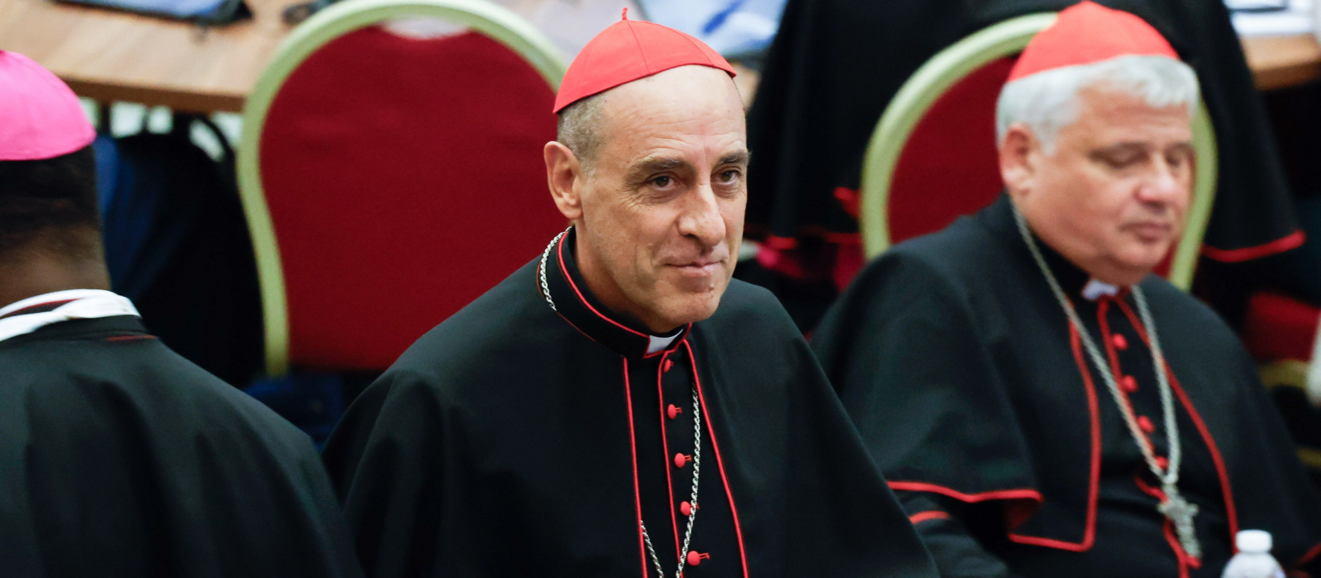 Cardinal Victor Manuel Fernández, Prefect for the Doctrine of the Faith, at the World Synod in Rome
