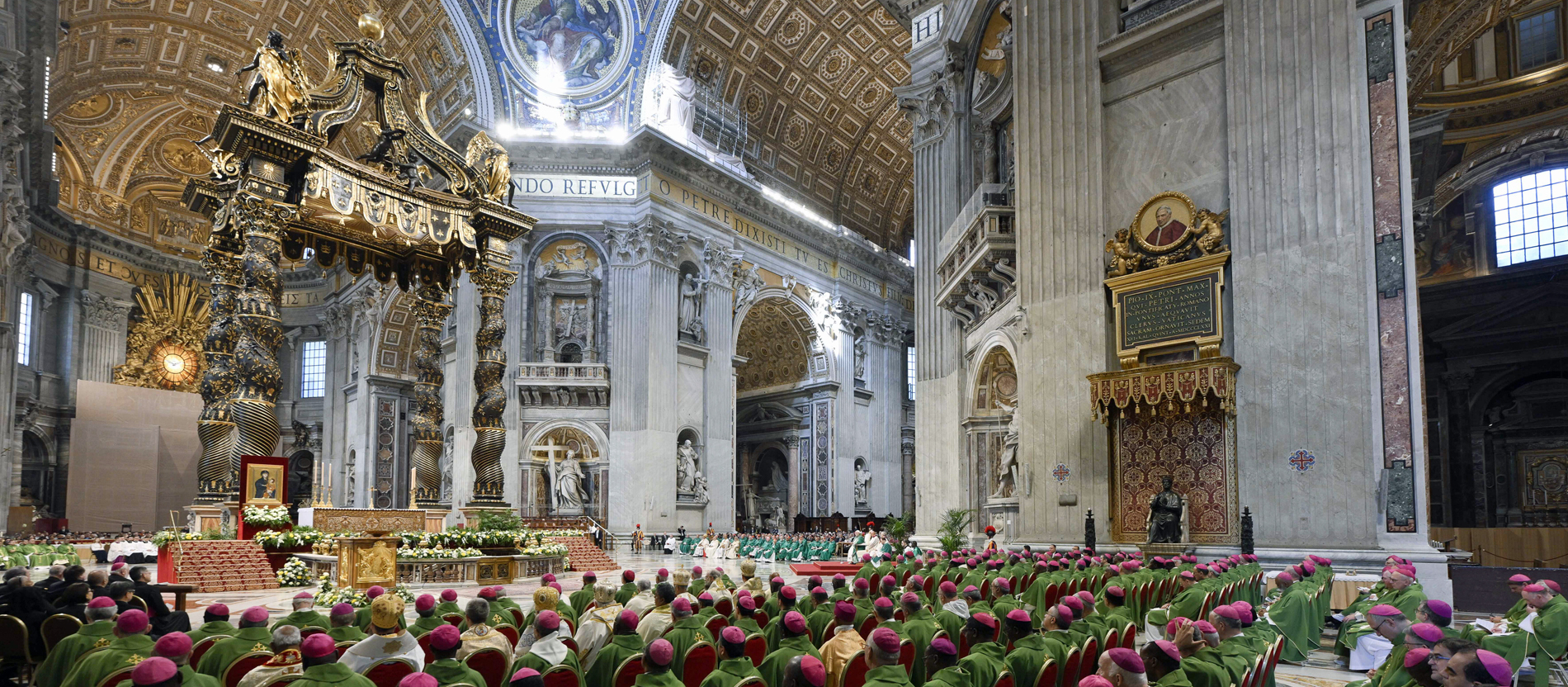 Abschlussmesse der Weltsynode im Petersdom