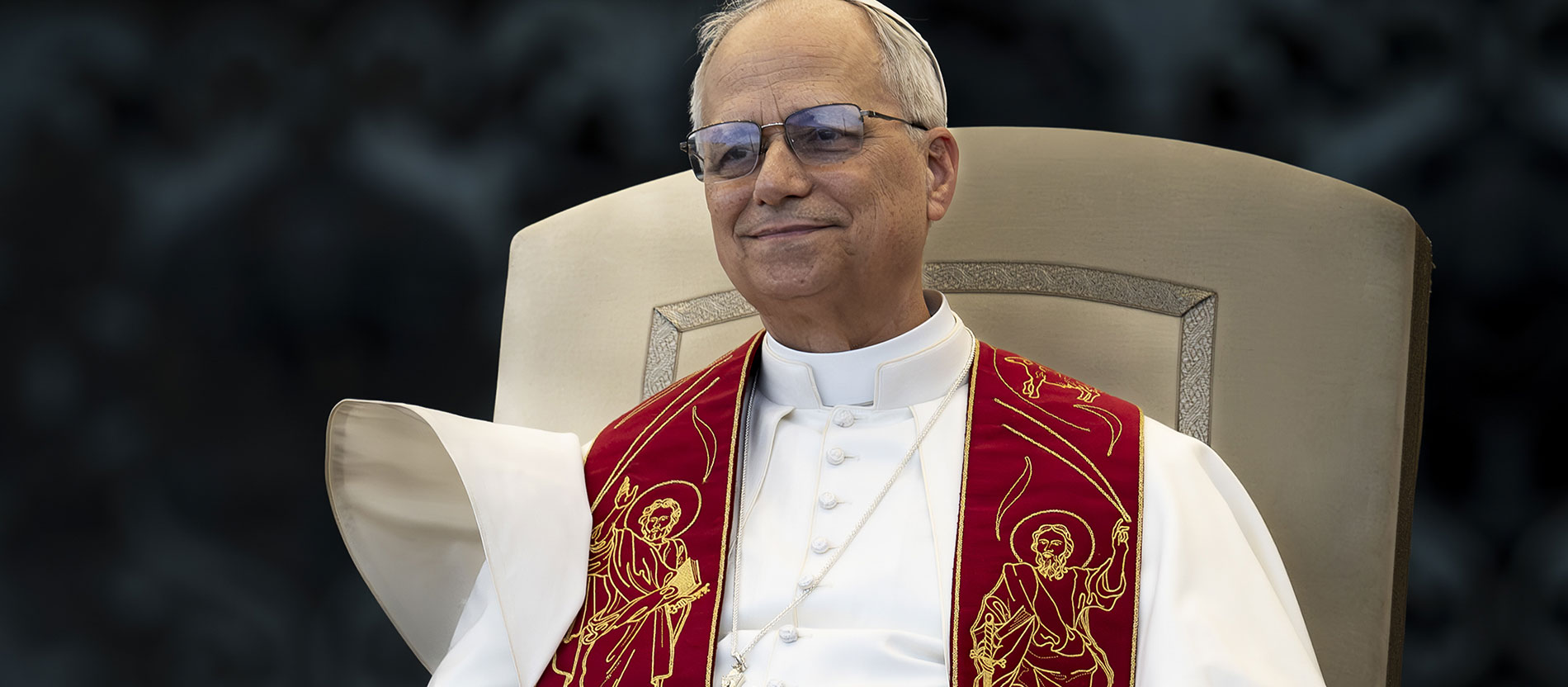 Papst Leo XIV. auf dem Petersplatz im Vatikan