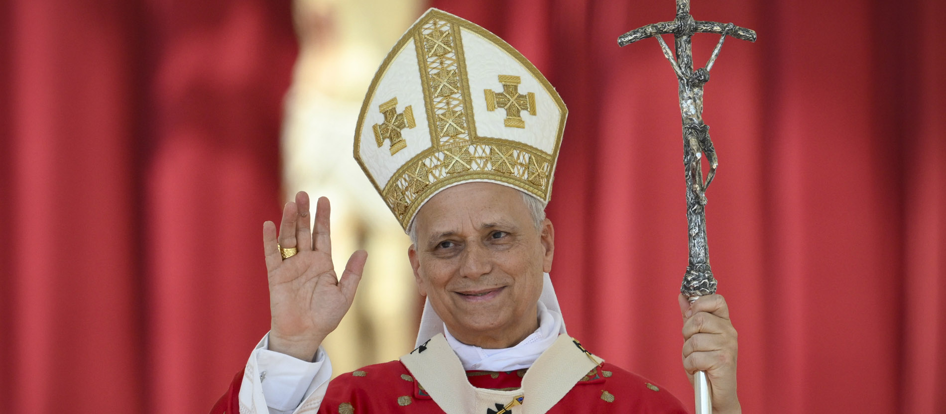 Papst Leo XIV. beim Gottesdienst zu Pfingsten