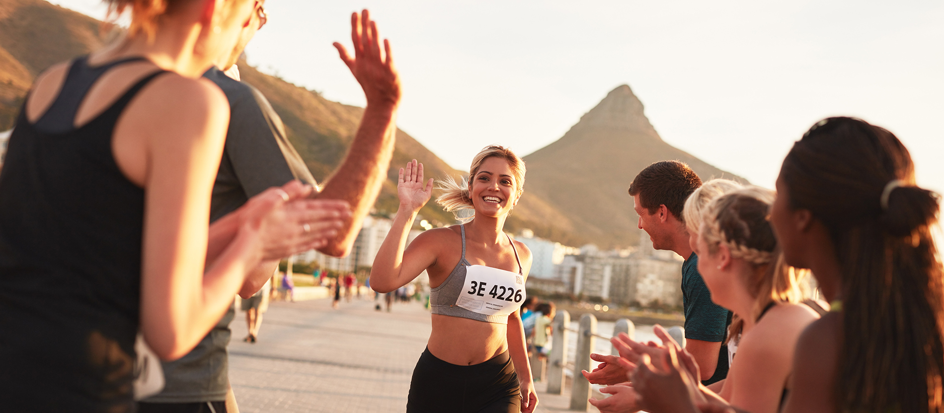 Wie beim Anfeuern bei einem Marathon: Ein Segen sollst du sein