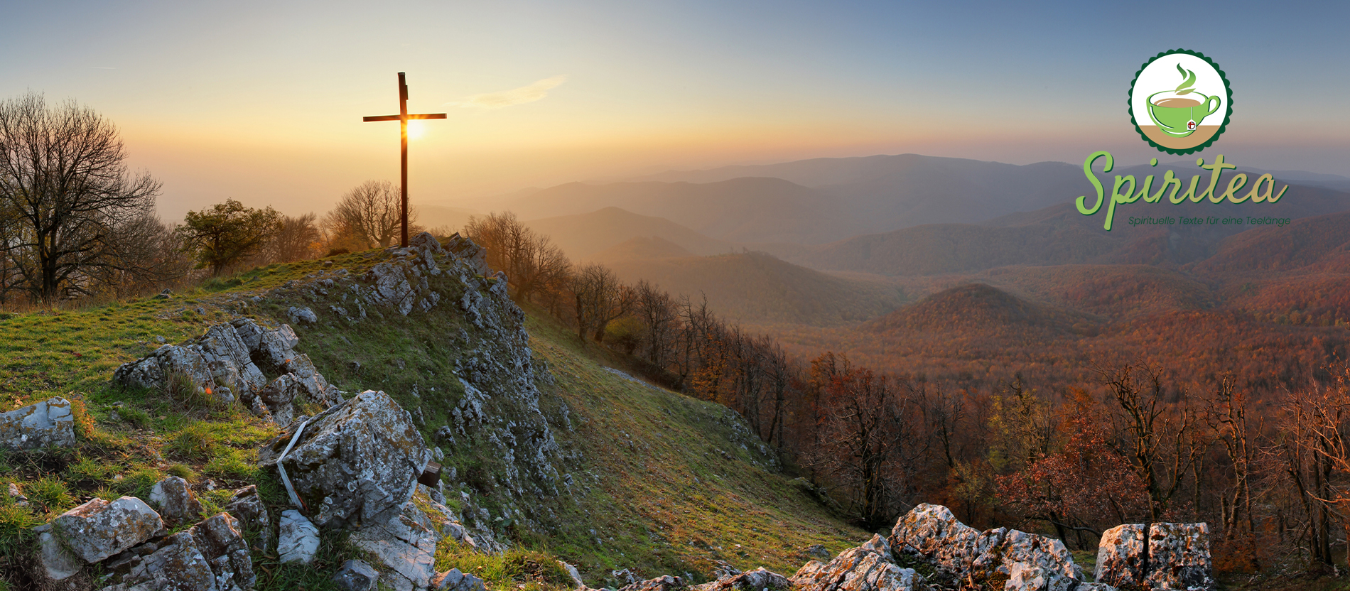 Auf dem Gipfel: Das Kreuz auf dem Berg