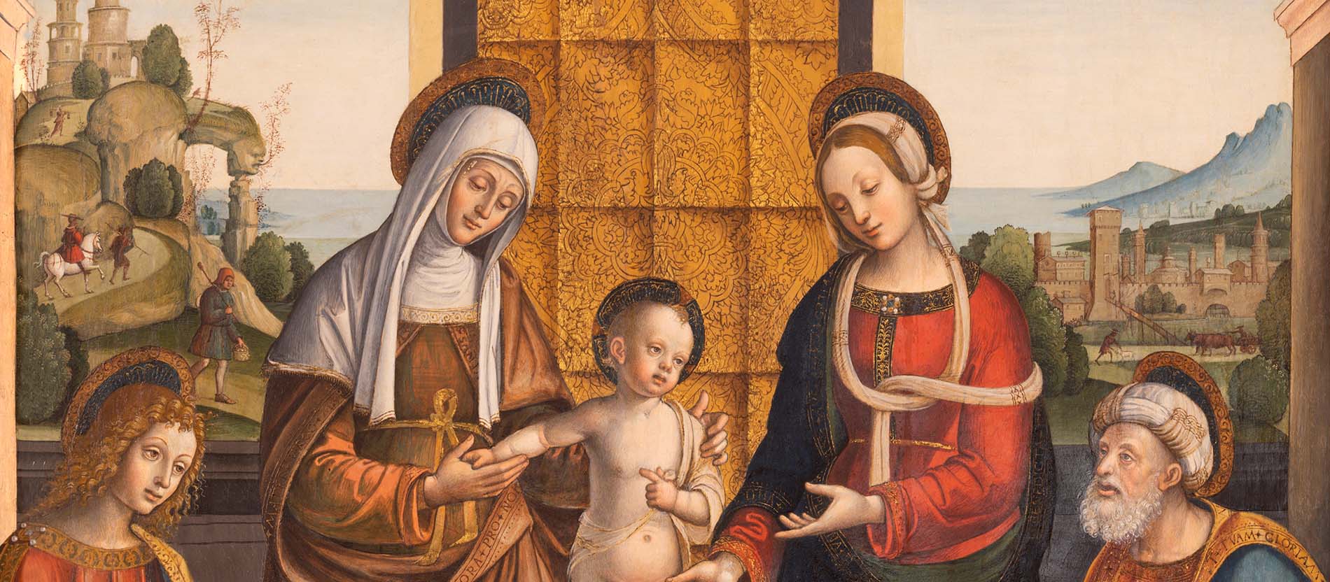 Madonna mit Blumen