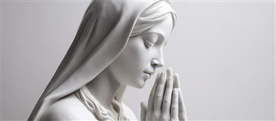 Madonna mit Blumen